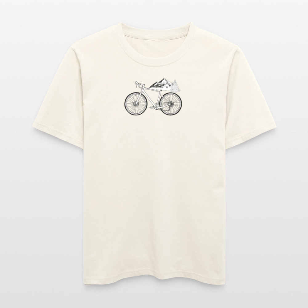 Relaxed Fit Unisex Organic T-Shirt Gravel - natural white